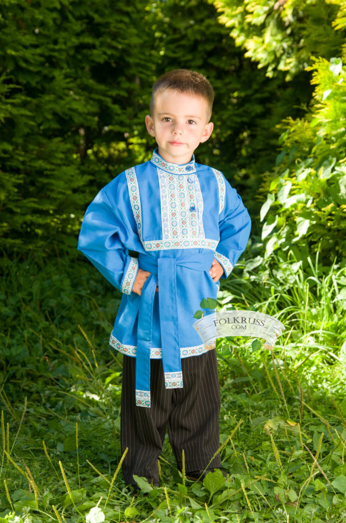 Tradition russian cotton shirt Kosovorotka for boy – Folk Russian ...