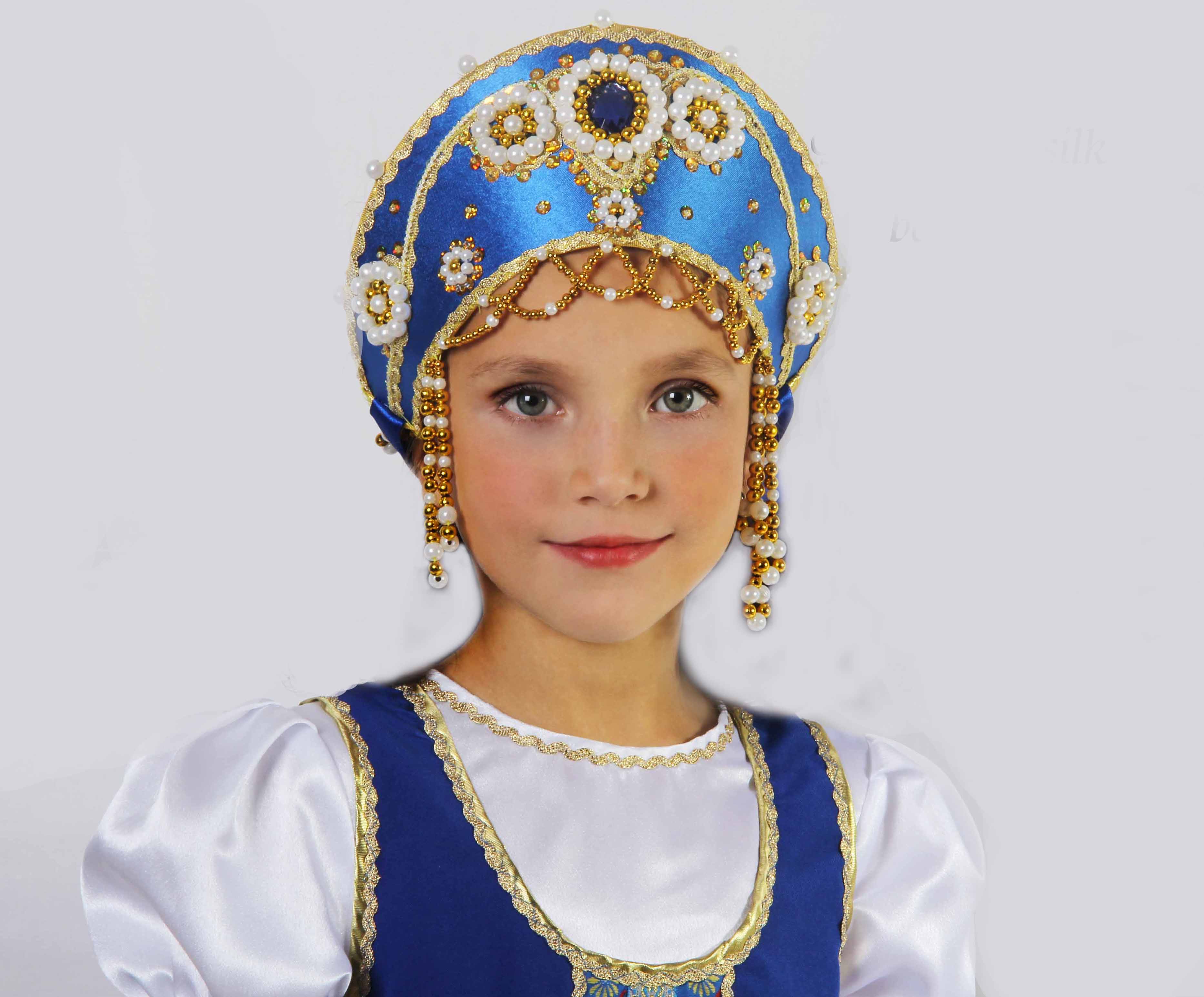 Русский национальный кокошник для девочки