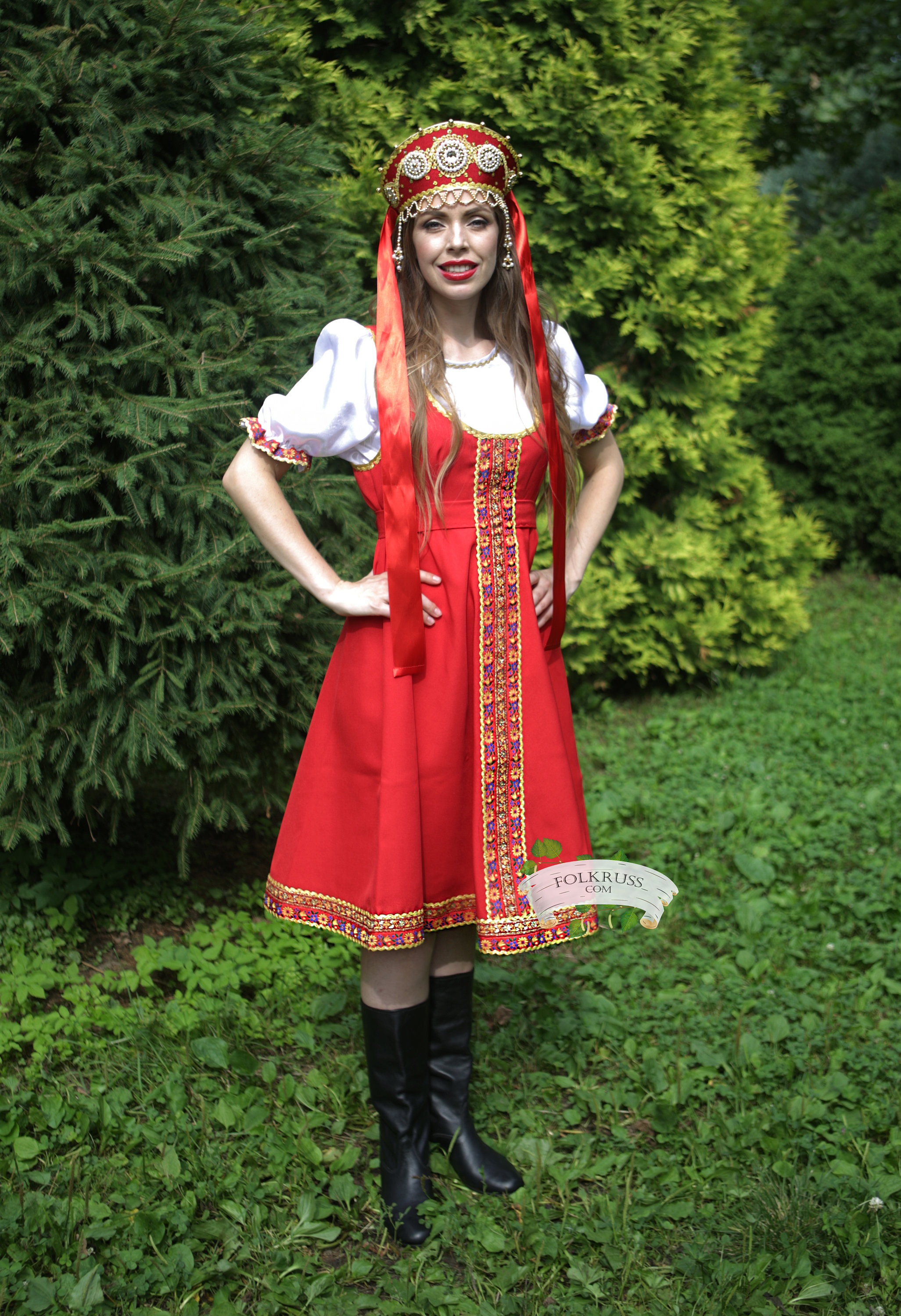 Русско народная одежда женская