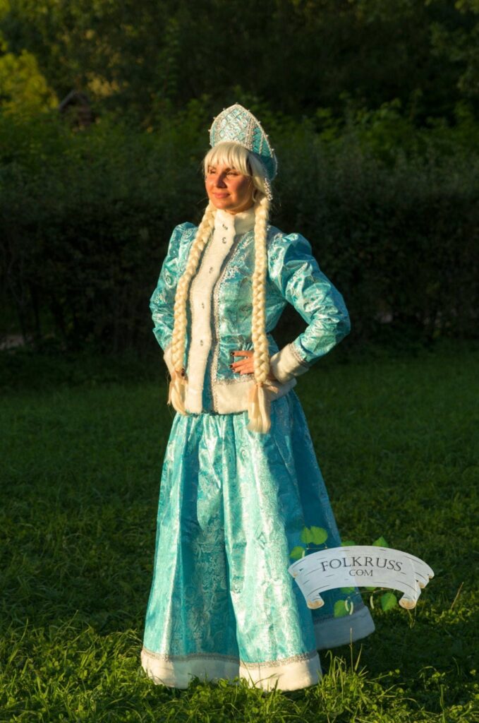Snow Maiden Costume – Folk Russian clothing store | Folkruss.com